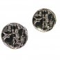 Silver Tone Romeo Juliet Poor Version Elopement Cufflinks Unbranded 122315