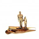 1950's Father & Son / Man & Boy Tie Clasp By HICKOK USA 102116