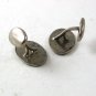 Vintage Silver Tone Monogramable Cufflinks 1917
