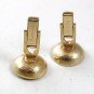 Vintage Goldtone & Faux Pearl Cufflinks By PIONEER 51817