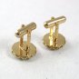 Vintage White Goldtone Cross Star Cufflinks 51817