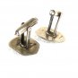Sterling Silver Lady Dancer Niello Cufflinks Made In Siam 31916