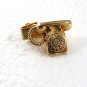 Vintage Goldtone Rotary Phone Tie Clasp By WB 7717