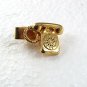 Vintage Goldtone Rotary Phone Tie Clasp By WB 7717