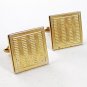 1950's - 60's Gold Tone Cufflinks By SWANK 92316a