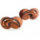 Mid Century Modern Copper Cufflinks 42017
