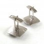 Vintage Silvertone Square Cufflinks 81917