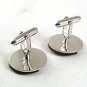 Vintage Silvertone & Abalone Cufflinks By SWANK 81917