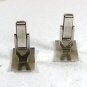 Vintage Silvertone Monogrammable Cufflinks Unbranded 31816