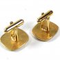 Vintage Gold Tone & Black Kangaroo Cufflinks Unbranded 52316