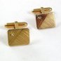 Vintage Goldtone & Rhinestone ? Cufflinks 51517
