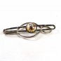 Old & Odd Hand Painted Golfer Silvertone Tie Clasp Unbranded.101615