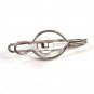 Old & Odd Hand Painted Golfer Silvertone Tie Clasp Unbranded.101615
