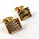 Vintage Classy Gold Tone Cufflinks 102616
