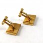 Vintage Classy Gold Tone Cufflinks 102616