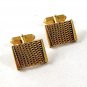 Vintage Classy Gold Tone Cufflinks 102616