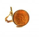 1909 Indian Head Penny Gold Layered Clasp Unbranded 10415