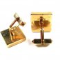 Fabulous Gold Tone Hammered Cufflinks by SWANK 12215