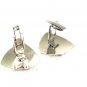 Vintage Silvertone Red Canadian Maple Leaf Flag Cufflinks 62017