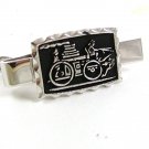 Vintage Old Timey Fire Engine Tie Clasp 3117