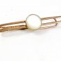 Art Deco Goldtone & Mother of Pearl Tie Clasp 31517