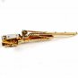 Vintage Goldtone Fly Fishing Reel Tie Clasp by ANSON 101615