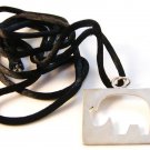 Vintage Blaezy Sterling Silver Elephant Necklace