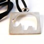 Vintage Blaezy Sterling Silver Elephant Necklace