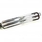 1930's-50's Deco Silvertone & Black Initial / Letter M or W Tie Clasp 6917