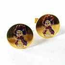 Vintage Revolutionary Boy Flute Player Cufflinks PAT 2974381 81916