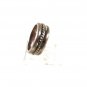 Vintage Silver Tone Band Ring Sz 6 1/2 Unbranded 53116
