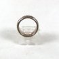 Vintage Silver Tone Band Ring Sz 6 1/2 Unbranded 53116
