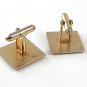 Vintage Goldtone Comedy Tragedy Theatre Cufflinks By SWANK 31717