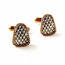Vintage Gold Tone & Silver Tone Cufflinks By HICKOK USA 121616