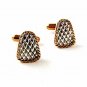 Vintage Gold Tone & Silver Tone Cufflinks By HICKOK USA 121616