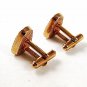 Vintage Gold Tone & Silver Tone Cufflinks By HICKOK USA 121616
