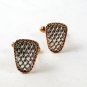 Vintage Gold Tone & Silver Tone Cufflinks By HICKOK USA 121616