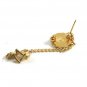 1971 Modesto High School CA 10K Gold Filled Pin 7114