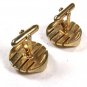 Goldtone & Black & Green Cufflinks by SWANK 102215