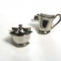 Silver Tone Creamer & Sugar Bowl Cufflinks Unbranded 102915