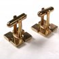Gold Tone Big Square 4 Little Squares Cufflinks by HICKOK U.S.A. 111615