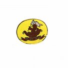 Goldtone Yellow Red The West Riding Tie Clasp Unbranded 32116