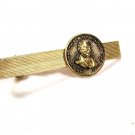 Gold Tone Head Of The Bourbon Family Tie Clasp by ANSON.111715
