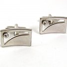 Vintage Silver Tone Cufflinks 3917