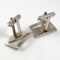 Vintage Silver Tone Cufflinks 3917