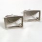 Vintage Silver Tone Cufflinks 3917