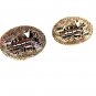 Silvertone Train Locomotive Steam Engine Cufflinks Unbranded 31516