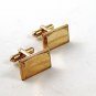 Vintage Gold Tone Cufflinks By HICKOK USA 92916