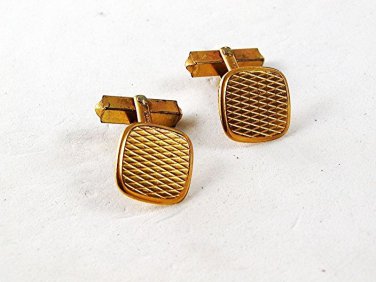 Vintage Rolled Gold Cufflinks Germany 102616