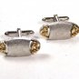 Silvertone & Goldtone 2 Tone Cufflinks by SWANK 102215